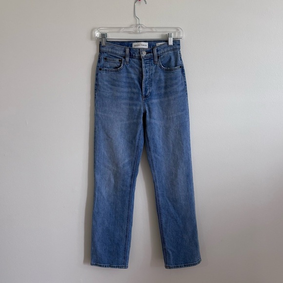Aritzia Denim Forum The Arlo Hi-rise Straight Jean size 24, 28L - Picture 3 of 6